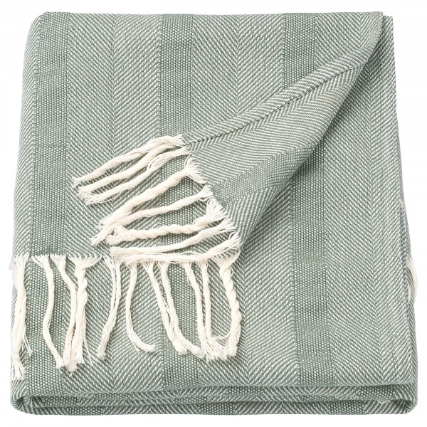 20499828 Плед, зеленый, 130x170 см