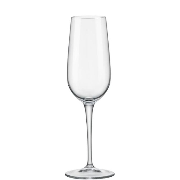 320754-1 Бокал для шампанского, прозрачное стекло, 215 мл