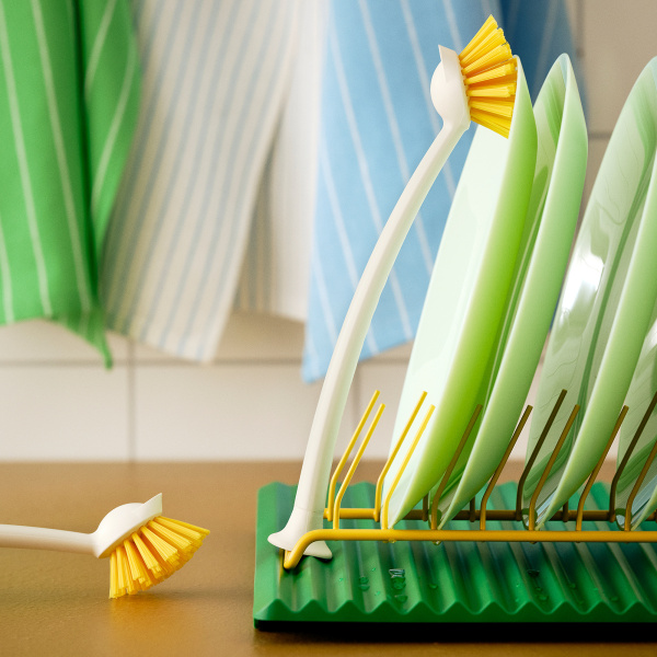 40601354 Держатель для тарелок, желтый