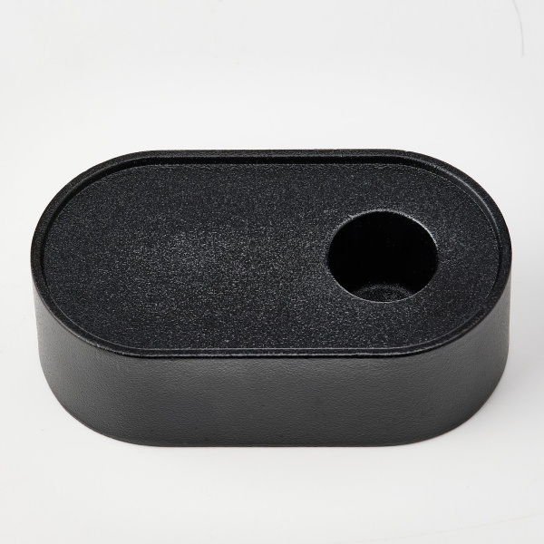 90517211 Подсвечник, черный, 9 см