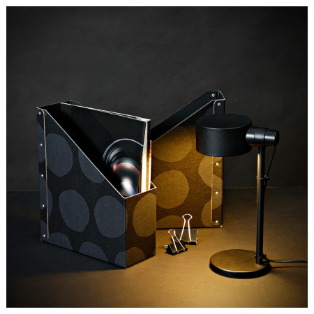 20595995 Подставка для журналов, узор круги / серый, 2 шт.