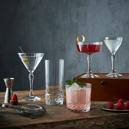 122150-6 Набор бокалов для коктейля, прозрачное стекло, 275 мл, 6 шт