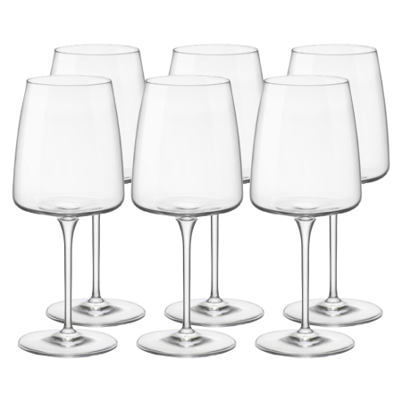 365748-6 Набор бокалов для вина, прозрачное стекло, 555 мл, 6 шт