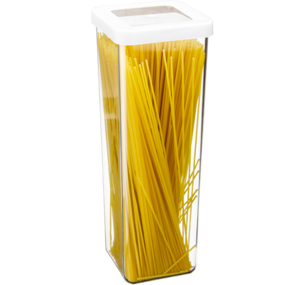 12940000 Контейнер+крышка д/сухих продуктов, прозрачный/белый, 1,9 л