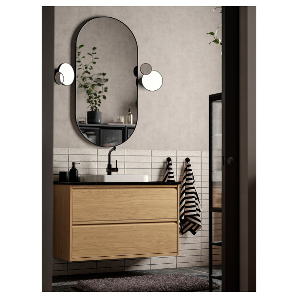 60579229 Крючок, самоклеящийся, черный, 3 шт