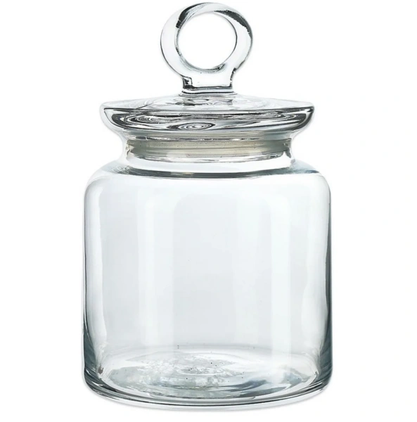 1109020 Банка с крышкой, прозрачное стекло, 575 мл