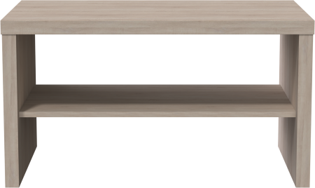 00814 Журнальный стол, дуб беленый, 82x50x45 см