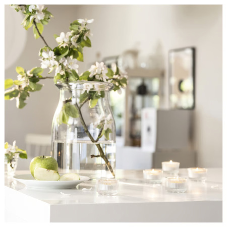 00582102 Свеча греющая ароматическая,  яблоко / светло-зелёный, 3,5 часа, 30 шт