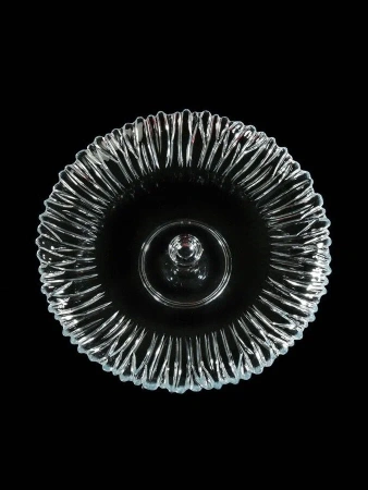 95832 Блюдо сервировочное на ножке, прозрачный, 31.5 см