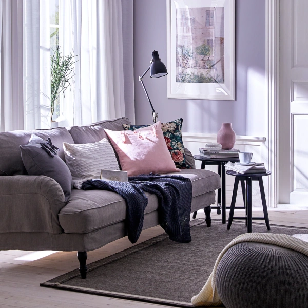 30409506 Чехол на подушку, светло-розовый, 50x50 см