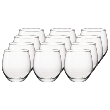 430110-12 Набор стаканов, прозрачное стекло, 380 мл, 12 шт