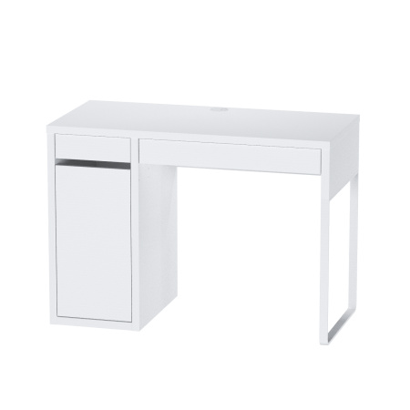02375 Стол письменный, белый, 105x75x50 см
