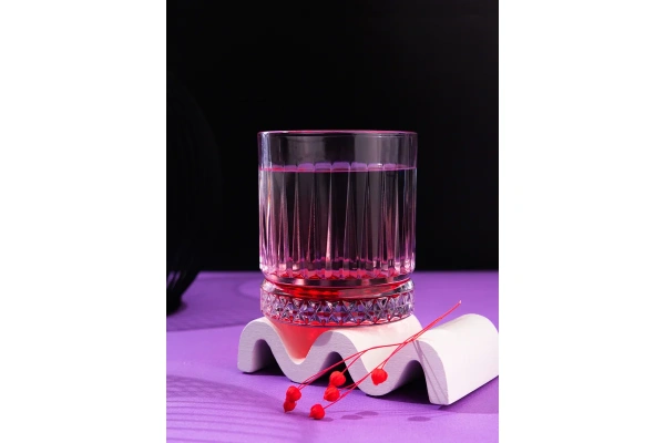 50066462 Стакан д/виски, розовый, 355 мл