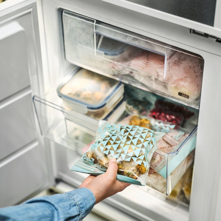 50592716 Пакет закрывающийся, узор/серо-зеленый, 20 шт.