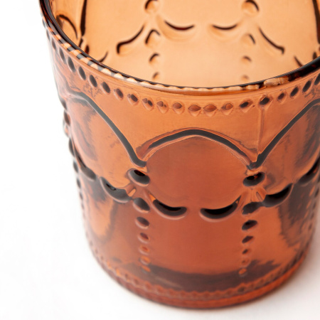 40569014 Подсвечник, оранжевый, 8 см