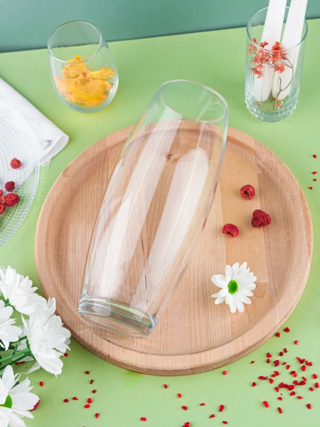 50019190 Ваза, прозрачный, 26 см