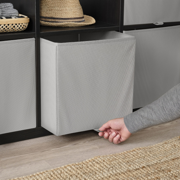 10601082 Коробка, светло-серый, 33x38x33 см