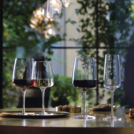365751-6 Набор бокалов для вина, прозрачное стекло, 378 мл, 6 шт