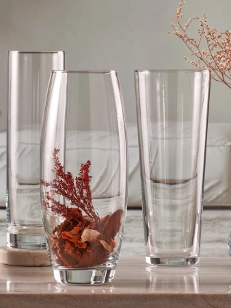 50019190 Ваза, прозрачный, 26 см