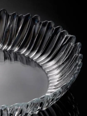 95832 Блюдо сервировочное на ножке, прозрачный, 31.5 см