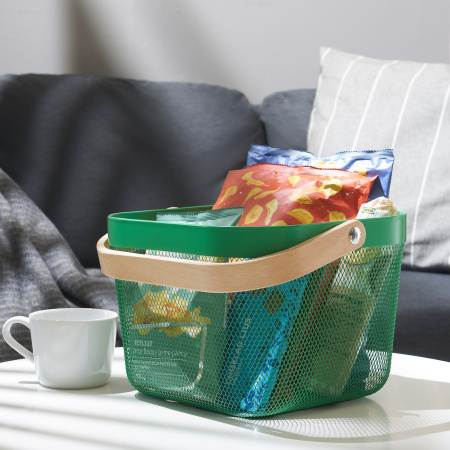 20588688 Корзина, темно-зеленый, 25x26x18 см