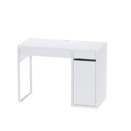 02375 Стол письменный, белый, 105x75x50 см