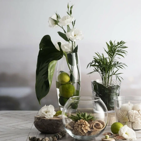 50019190 Ваза, прозрачный, 26 см