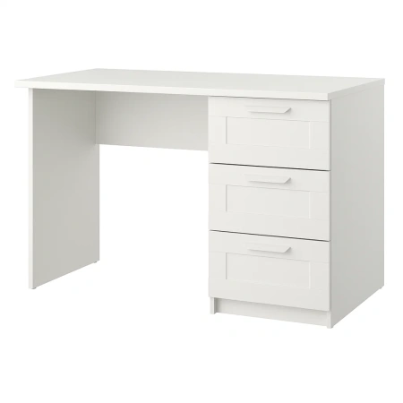 724858 Стол письменный 3S, белый, 120,4x76,6x60 см