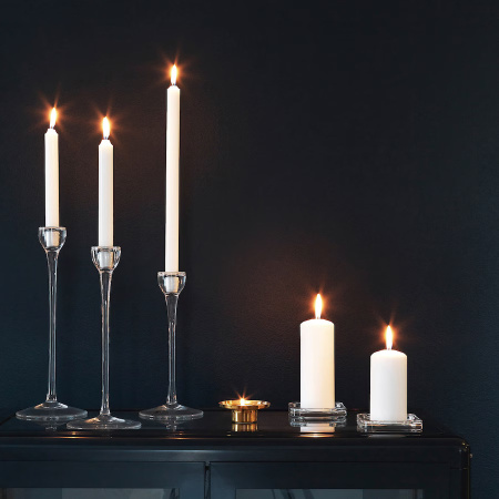 60259143 Тарелка для свечи, прозрачное стекло, 10x10 см