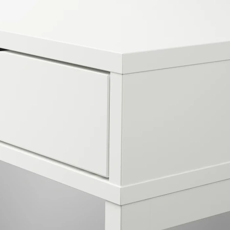 01439 Стол письменный, белый, 132x58x76 см