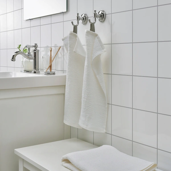 80512884 Полотенце, белый, 30x50 см, 2 шт