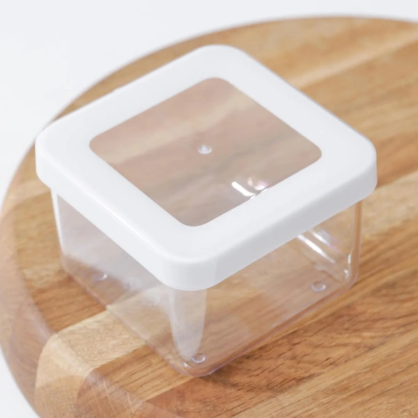 12900000 Контейнер+крышка д/сухих продуктов, прозрачный/белый, 0,5 л