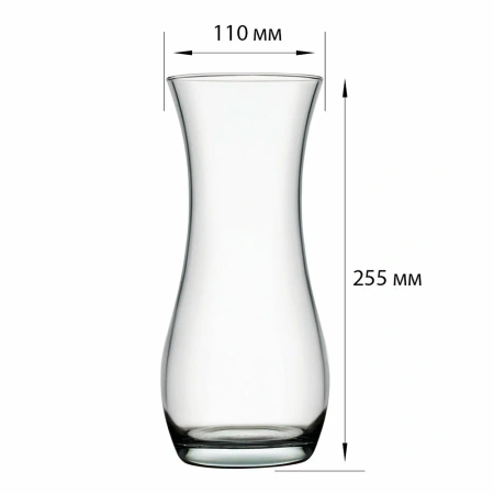 50069889 Ваза, прозрачный, 25.5 см