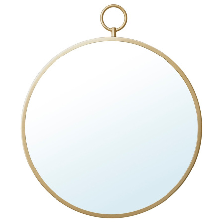 60516227 Зеркало, золотой цвет, 25 см