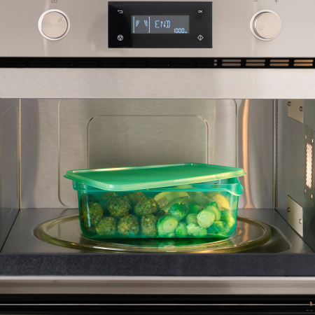 10597099 Набор контейнеров с крышкой, зеленый, 17 шт.