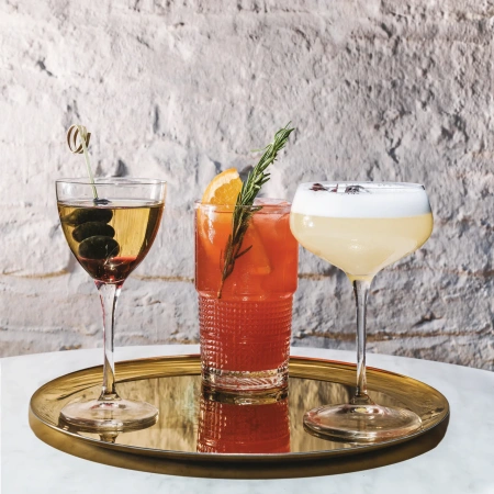 122113-6 Набор бокалов для коктейля Nick & Nora, прозрачное стекло, 155 мл, 6 шт