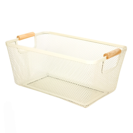 DA1840C Корзина с ручками, бежевый, 35 х 21,5 х 15 см