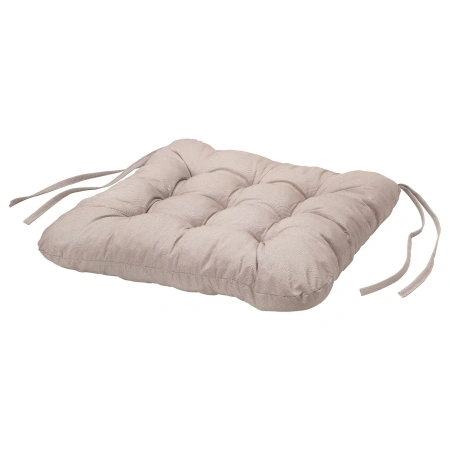 80490900 Подушка на стул, бежевый, 40x38x5.0 см