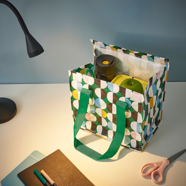 80530326 Сумка д/завтраков, с рисунком разноцветный, 25x16x27 см