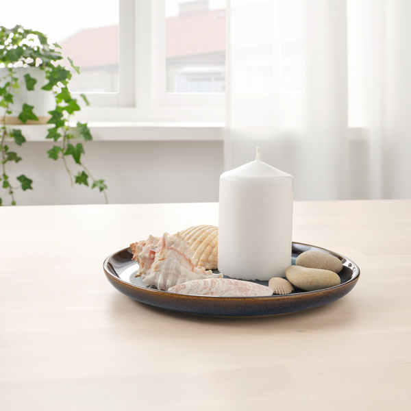 30503641 Тарелка десертная, синий, 20 см, 4 шт