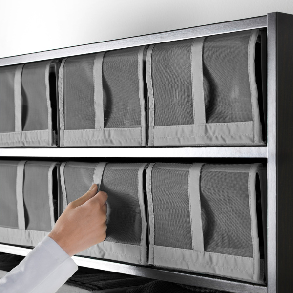 80400004 Коробка для обуви, темно-серый, 22x34x16 см, 4 шт