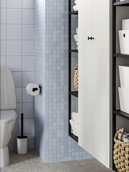 20423824 Держатель туалетной бумаги, черный