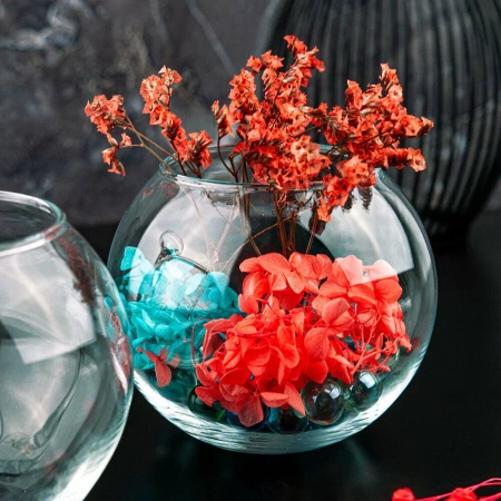 50021922 Ваза, прозрачный, 10 см