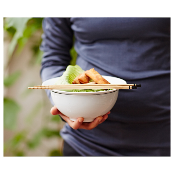 80372138 Миска, с округлыми стенками белый, 16 см