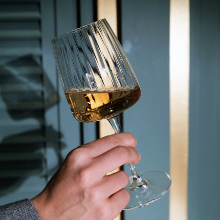 349789-4 Набор бокалов для вина, прозрачное стекло, 374 мл, 4 шт