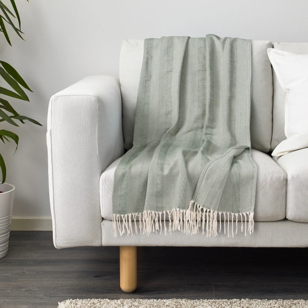 20499828 Плед, зеленый, 130x170 см