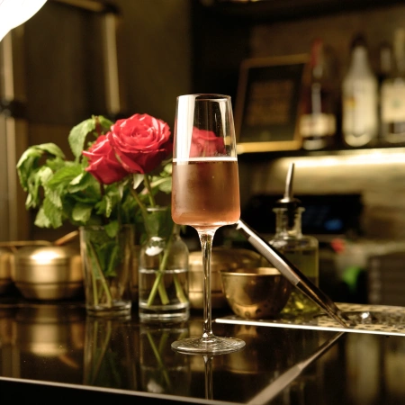 365752-4 Набор бокалов для шампанского, прозрачное стекло, 262 мл, 4 шт