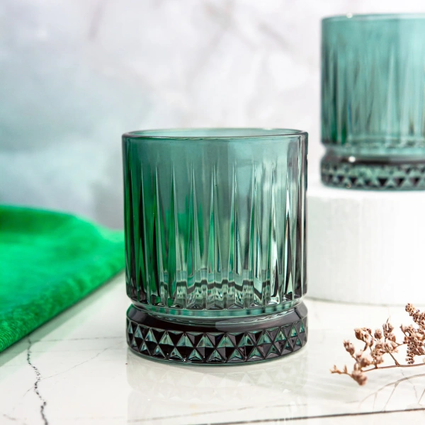 50081191 Стакан д/виски, зеленый, 355 мл