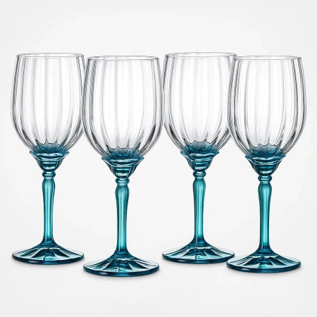 199419-4 Набор бокалов для красного вина, прозрачное стекло, Lucent Blue, 535 мл, 4 шт