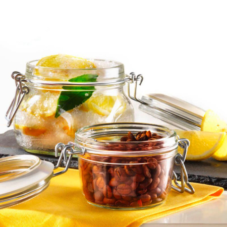 149210 Банка с крышкой, прозрачное стекло, 0.5 л